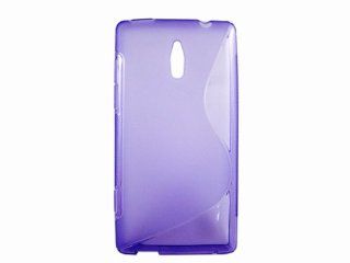 Gosear S Line Flexible TPU Protective Case Cover for HTC 8XT Purple Cell Phones & Accessories