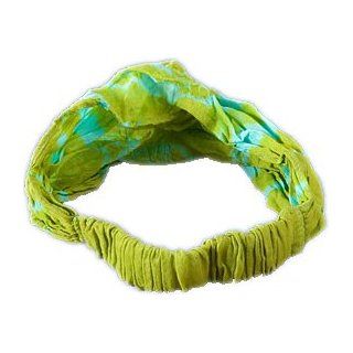 Natural Life Tiedye Green and Blue Handkerchief Headband Health & Personal Care