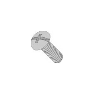Combination Round Head Fully Threaded Machine Screw Fully THreaded Zinc 10 32 X 1 1/4 (Pack of 2, 000)