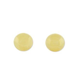 14k Yellow Gold, Plain Ball Stud Screw Back Earring Jewelry