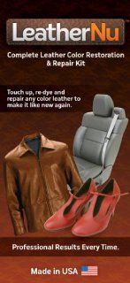 Leathernu Complete Leather Color Restoration & Repair Kit Arts, Crafts & Sewing