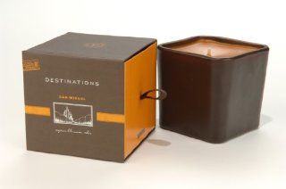 Paddywax Destinations 12 Ounce Poured Glass Candle, San Miguel   Scented Candles