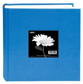 Pioneer 200 Pocket Fabric Frame Cover Photo Album, Sky Blue   Bookshelf Albums