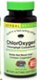 Herbs Etc ChlorOxygen Chlorophyll Concentrate 60 Softgels Health & Personal Care