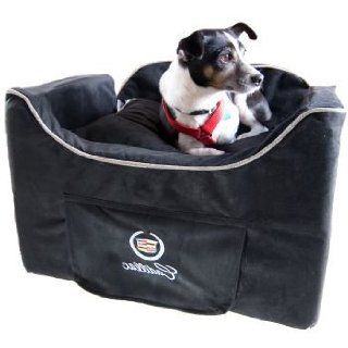 Snoozer Cadillac Lookout II Pet Car Seat, Medium, Black with Herringbone  Automotive Pet Booster Seats 