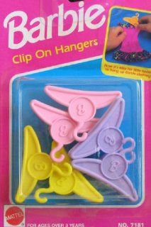 Barbie Clip On Hangers (1992 Arcotoys, Mattel) Toys & Games