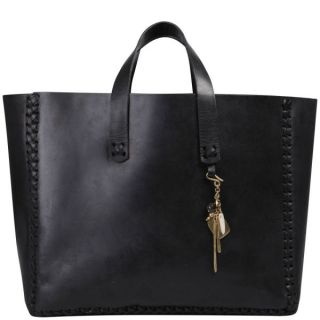 Made Womens Kips E/W Leather Tote Bag   Black      Womens Accessories