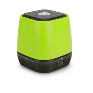 iLuv MobiOne Bluetooth Portable Speaker with Mic   Lime Green      Electronics