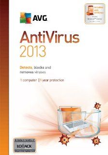 AVG Anti Virus 2013, 1 User 1 Year  Software