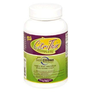 Citri Thin Dietary Supplement, with Super Citrimax Clinical Strength, Complete, 126 tablets Health & Personal Care