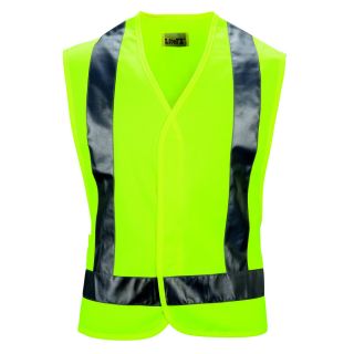Red Kap Medium Yellow Polyester High Visibility Reflective Safety Vest