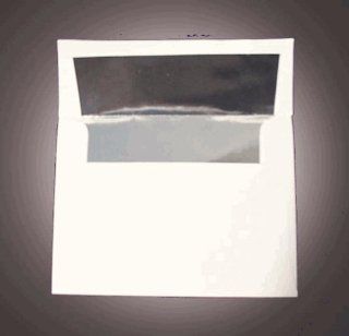 Silver Foil Lined 4 3/4" x 6 1/2" Envelopes 50 Envelopes  Greeting Card Envelopes 
