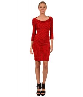 Vivienne Westwood Anglomania Purity Dress Red Black Barbwire