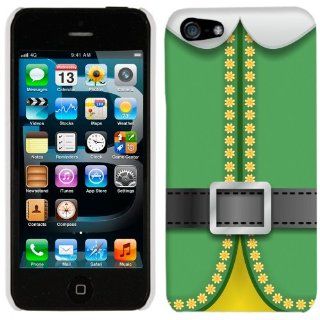 Apple iPhone 5 & 5S Green and Yellow Elf Suit Phone Case Cover Cell Phones & Accessories