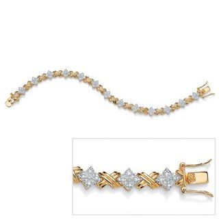 Diamond "X and O" Bracelet Jewelry