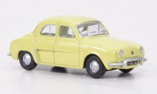 Renault Dauphine, yellow green, Model Car, Ready made, Oxford 176 Oxford Toys & Games
