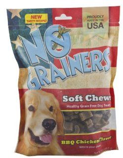 No Grainers by Nootie Soft Chews for Dogs, 16 Ounce, BBQ Chicken  Pet Snack Treats 