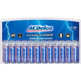 AC Delco AAA Maximum Power Alkaline Retail Battery   24 Pack Electronics