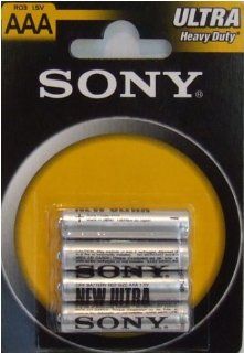 Sony Ultra R03SB4B   Battery 4 x AAA carbon zinc Computers & Accessories