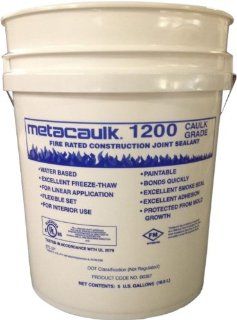 Rectorseal 66387 5 Gallon Pail Caulk Grade Metacaulk 1200 Sprayable Firestop Mastic   Household Paint Solvents  