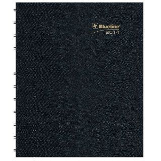 Rediform Blueline 2014 CoilPro MiracleBind Monthly Planner, 17 months (Aug Dec), Black, 11 x 9.0625 Inches, Hard Cover with Twin Wire Binding, with Repositionable Notes Pages (CF1512C.81)  Appointment Books And Planners 