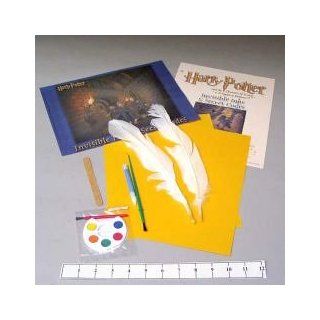 HARRY POTTER and the CHAMBER of SECRETS HOGWARTS SPELLS and POTIONS INVISIBLE INK, GOLDENROD PAPER, SECRET CODE WRITING and FEATHER QUILL PEN MAKING SCIENCE & CRAFTS ACTIVITY KIT Toys & Games