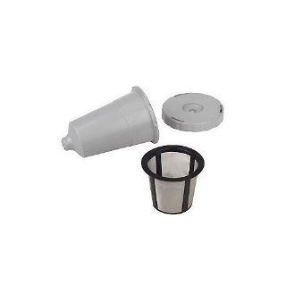 Keurig My K Cup Replacement Coffee Filter Set 3 pieces in sealed pouch fits B30 B31 B40 B50 B60 B66 B70 B77 B79 Cuisinart SS 700 Reusable Coffee Filters Kitchen & Dining