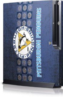 NHL   Pittsburgh Penguins   Pittsburgh Penguins Vintage   Sony Playstation 3 / PS3 Slim (4th Gen)(160/250GB)   Skinit Skin  Sports Fan Video Game Accessories  Sports & Outdoors