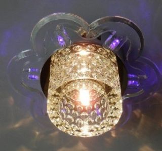 Londeed (Tm) LED J617 Ceiling Light Modern Crystal Chandelier, 3w, 12v, Purple, Size 7*7*3.7inch   Ceiling Pendant Fixtures  