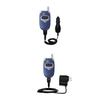 Gomadic Car and Wall Charger Essential Kit for the Motorola V300   Includes both AC Wall and DC Car Charging Options with TipExchange Electronics