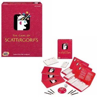 Scattergories the Game of Quickfire Answers Against the Clock Toys & Games