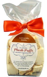 Caramel Swirl Plush Puffs Gourmet Marshmallows, Mini Puffs  Grocery & Gourmet Food