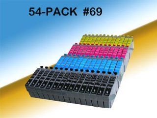 54 US Patented Epson #69 Compatible Resetable Cartridges for Epson Stylus NX100, NX105, NX110, NX115, NX200, NX215, NX300, NX400, NX415, NX510, NX515 Other Products  
