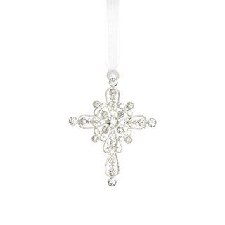 Lunt 2013 Annual Jeweled Cross Ornament with Swarovski Crystal Elements, 3.5 Inch   Lunt Christmas Ornaments