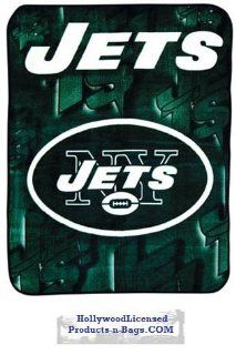 NFL Football New York Jets Blanket 45x60 90% Acrylic Junior Plush Mink Raschel Soft Thick Throw Blanket Almost 50x60 Baby Infant  Sports Fan Throw Blankets  Sports & Outdoors