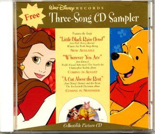 Walt Disney Records Three Song CD Sampler featuring "Little Black Rain Cloud"   "Wherever You Are"   "A Cut Above the Rest" Music