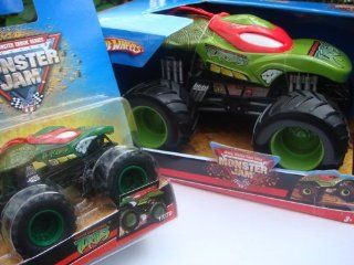 Hot Wheels Monster Jam Trucks   2 Ninja Turtles Scale 1/24 & Also The Ninja Turtles 1/64 Toys & Games