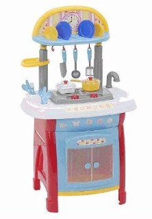 Just Like Home Real Sounds Kitchen   Blue Toys & Games
