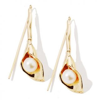 Noa Zuman Jewelry Designs "Calla Lily" Cultured Freshwater Pearl Drop