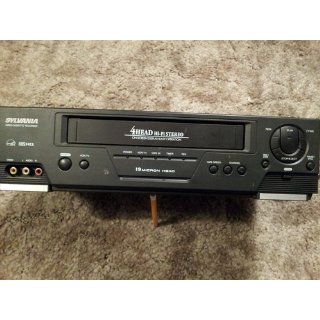Sylvania 6240VE 4 Head VCR, Black Electronics