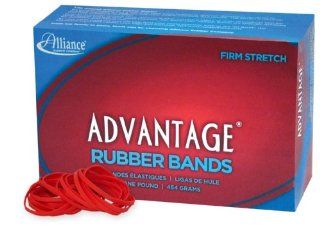 Alliance Advantage Red Rubber Band Size #33 (3 1/2 x 1/8 Inches)   1 Pound Box (Approximately 575 Bands per Pound) (96335) 