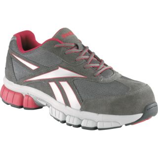 Reebok Composite Toe EH Cross Trainer Work Shoe   Gray/Red, Size 11 Wide, Model