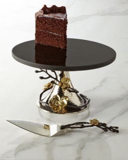 Gold Orchid Cake Stand   Michael Aram