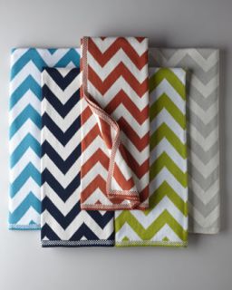 Chevron Patterned Knit Throw