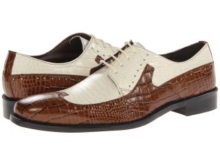 Stacy Adams Portello Mens Lace Up Wing Tip Shoes (White)
