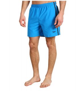 Speedo Striped Surf Runner Volley Short Mens Swimwear (Blue)