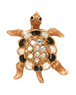 Turtle with Pave Shell Tack Pin   Jay Strongwater