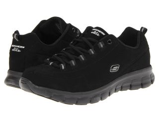 SKECHERS Trend Setter Womens Lace up casual Shoes (Black)
