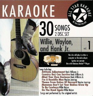 ASK 82 Country Karaoke; Willie, Waylon and Hank Jr. Music
