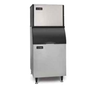 Ice O Matic Cube Ice Maker with 344 lb Bin Capacity   652 lb/24 hr, Air Cooled